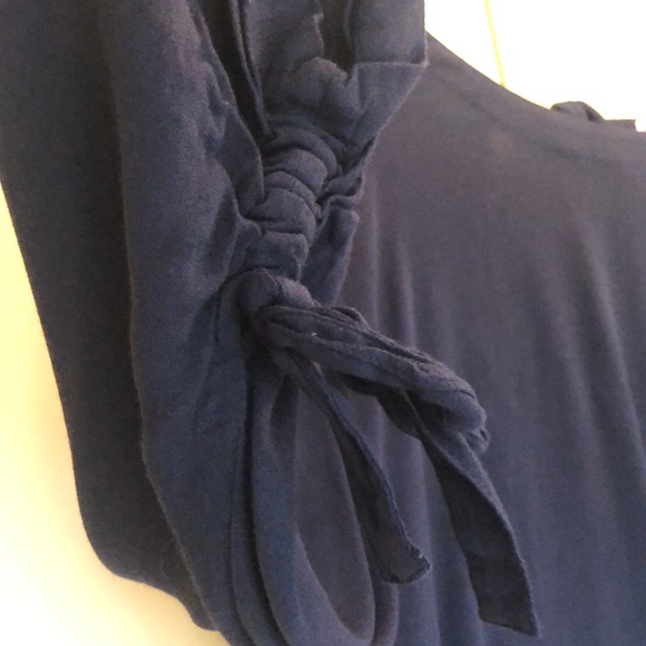 Frame Denim Boho Bow and Tie Up Bell Sleeve Top - Picture 4 of 8